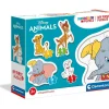 CLEMENTONI Juegos Y Puzzles*- Puzzle progresivo Animales, 3-6-9-12 piezas, Amigos del Reino Animal ㅤ