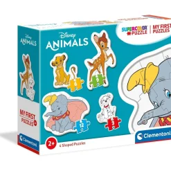 CLEMENTONI Juegos Y Puzzles*- Puzzle progresivo Animales, 3-6-9-12 piezas, Amigos del Reino Animal ㅤ