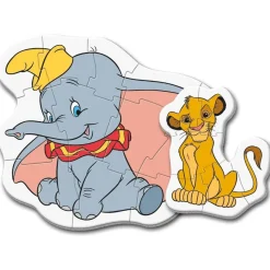 CLEMENTONI Juegos Y Puzzles*- Puzzle progresivo Animales, 3-6-9-12 piezas, Amigos del Reino Animal ㅤ