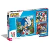 CLEMENTONI Juegos Y Puzzles*- Puzzle Sonic Supercolor 3x48 Piezas ㅤ