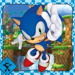 CLEMENTONI Juegos Y Puzzles*- Puzzle Sonic Supercolor 3x48 Piezas ㅤ