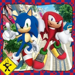 CLEMENTONI Juegos Y Puzzles*- Puzzle Sonic Supercolor 3x48 Piezas ㅤ