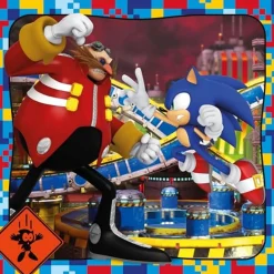 CLEMENTONI Juegos Y Puzzles*- Puzzle Sonic Supercolor 3x48 Piezas ㅤ