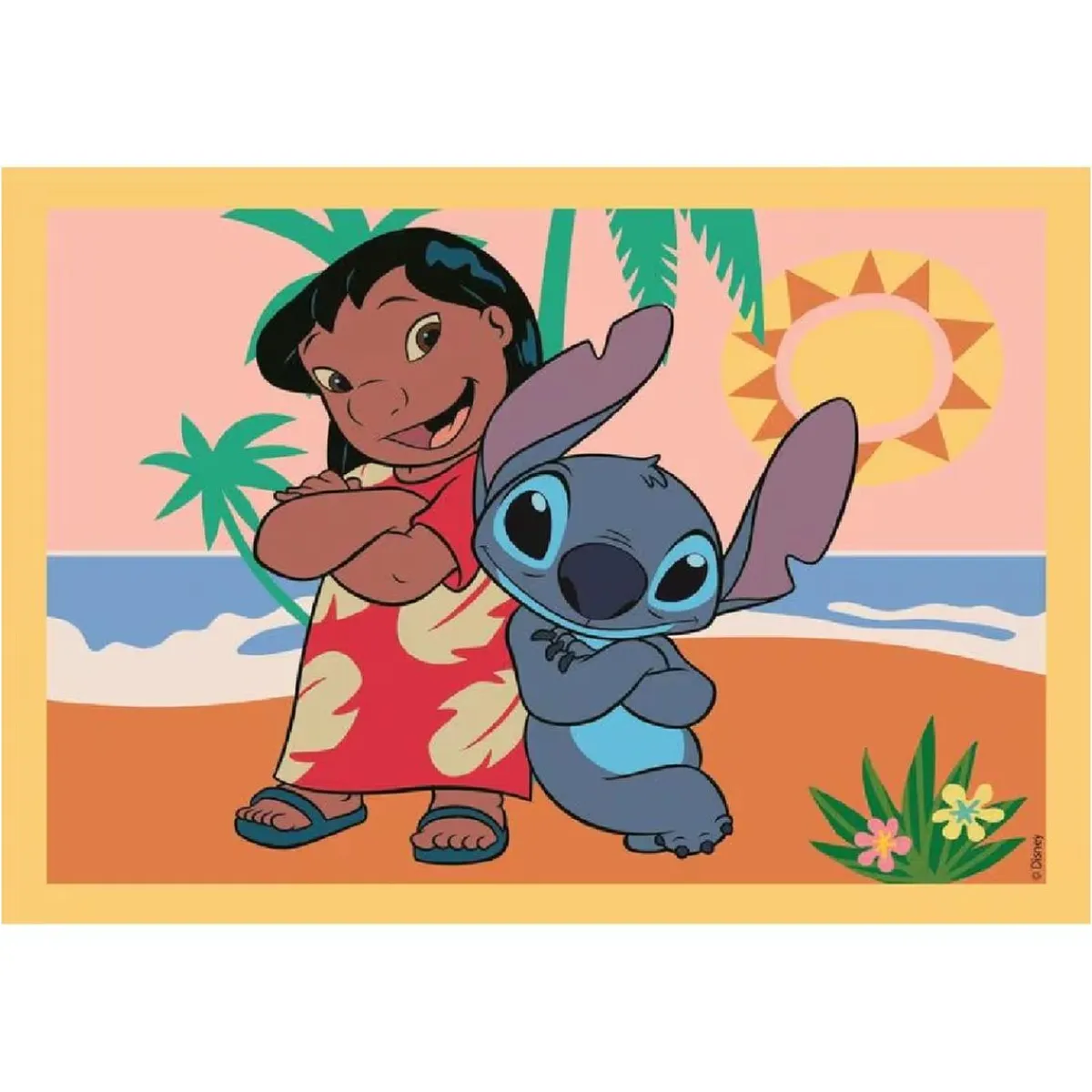 CLEMENTONI Juegos Y Puzzles*- Puzzles progresivos 4 en 1 - Stitch