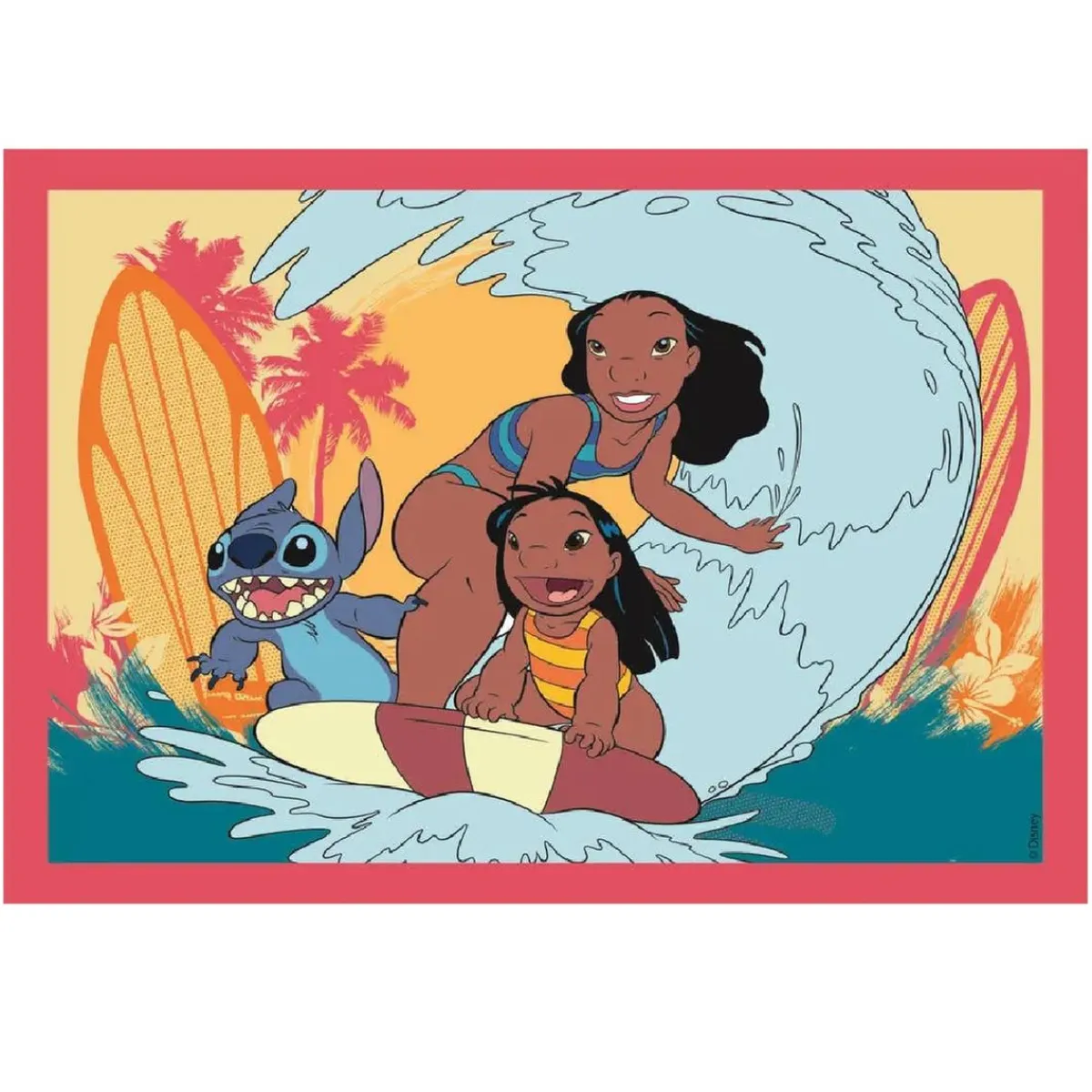 CLEMENTONI Juegos Y Puzzles*- Puzzles progresivos 4 en 1 - Stitch