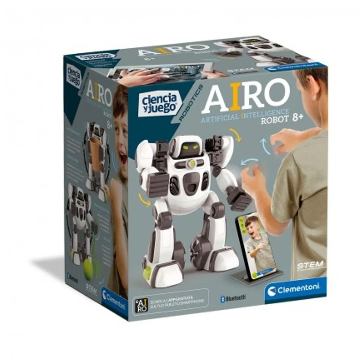 CLEMENTONI Steam*- Robot AIRO con inteligencia artificial