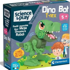 CLEMENTONI Steam*- Robot T-Rex para Montar y Aprender Robótica Infantil, Juguete Educativo ㅤ