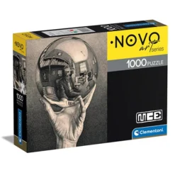 CLEMENTONI Juegos Y Puzzles*- Rompecabezas Reflejo Esférico 1000 Piezas Arte ㅤ