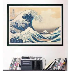 CLEMENTONI Juegos Y Puzzles*- Rompecabezas de la gran ola de Hok - 1000 piezas, arte famoso ㅤ