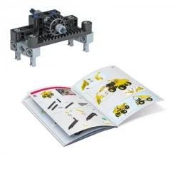 CLEMENTONI Steam*- Set de construcción Mechanics Camión minero con instrucciones en App ㅤ