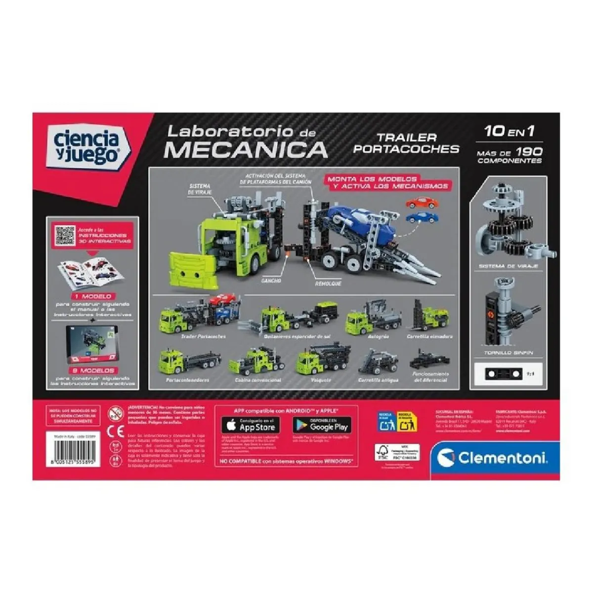 CLEMENTONI Steam*- Trailer Portacoches