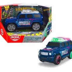 FUNKO UK LIMITED Vehículos Y Circuitos*Coche de juguete con luces intermitentes, música y giros, incluye pilas ㅤ
