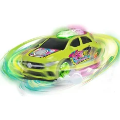 FUNKO UK LIMITED Vehículos Y Circuitos*Coche de juguete con luces intermitentes, música y giros, incluye pilas
