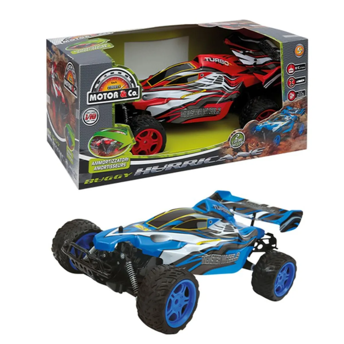 MOTORI & CO Vehículos Y Circuitos*Coche teledirigido Hurricane 27 MHz ㅤ