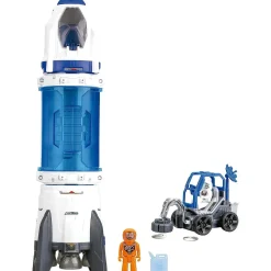 EDUCA Steam*Cohete espacial construye y juega con luces y sonido, vehículo lunar y detector de metales real