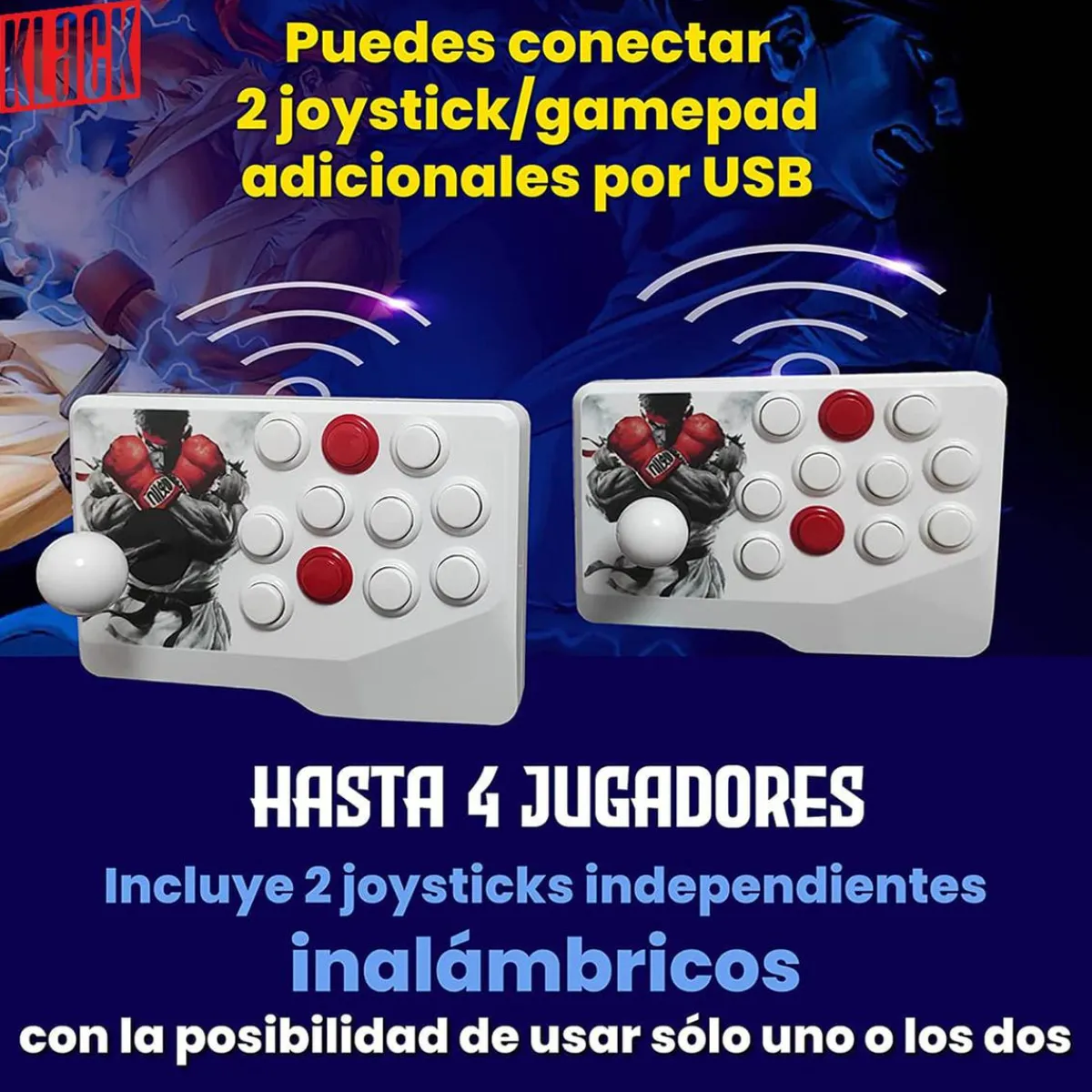 KLACK EUROPE Figuras De Acción*Consola de juego Pandora Box 3D 10.000 juegos