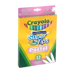 CRAYOLA Arte Y Manualidades*- 12 Rotuladores Super punta lavables Pastel