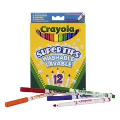CRAYOLA Arte Y Manualidades*- 12 Rotuladores Super punta lavables