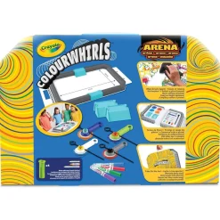 CRAYOLA Arte Y Manualidades*- Colourwhirls Arena de Combate + 4 Pinta Peonzas