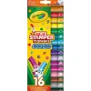 CRAYOLA Arte Y Manualidades*- - 16 rotuladores lavables con punta de sello Pip Squeaks, colores surtidos, para escuela y ocio ㅤ
