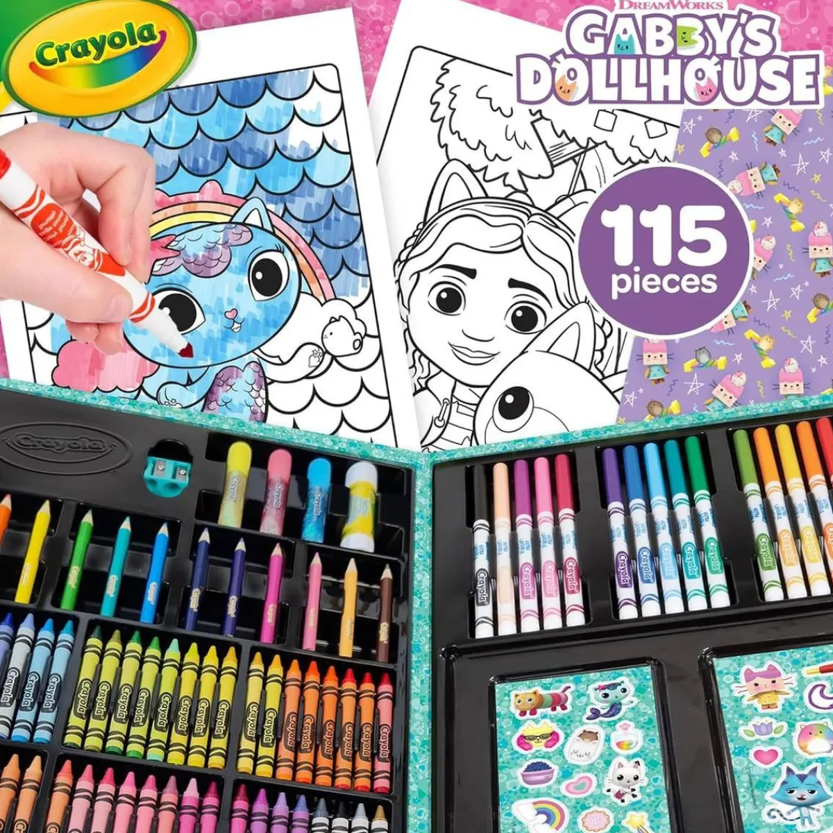CRAYOLA Arte Y Manualidades*- Juego maletin del artista Gabby's Dollhouse
