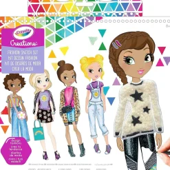 CRAYOLA Arte Y Manualidades*- Kit de dibujo y diseño de moda ㅤ