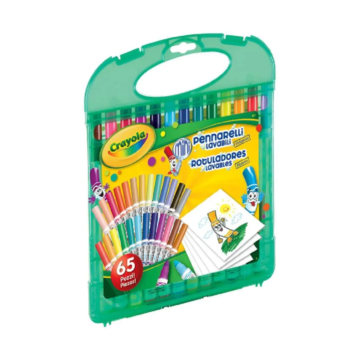 CRAYOLA Arte Y Manualidades*- Maletín 25 rotuladores lavables