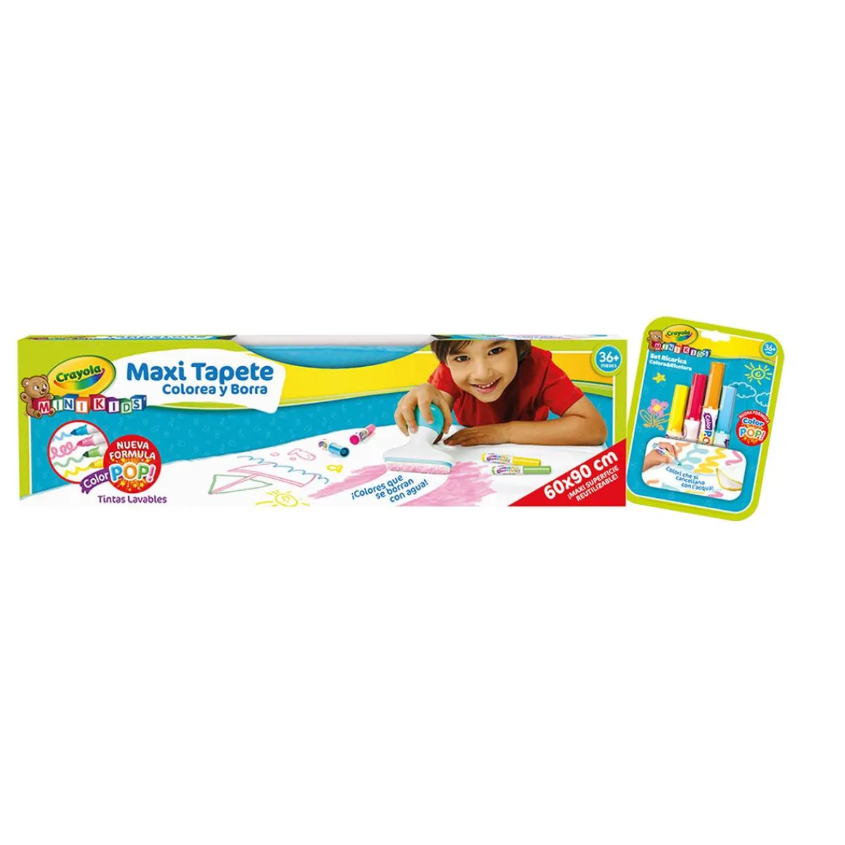 CRAYOLA Arte Y Manualidades*- Maxi Tapete Colorea y Borra