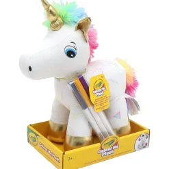 CRAYOLA Arte Y Manualidades*- Peluche Unicornio Colour Me Plush ㅤ