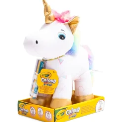 CRAYOLA Arte Y Manualidades*- Peluche Unicornio Colour Me Plush ㅤ