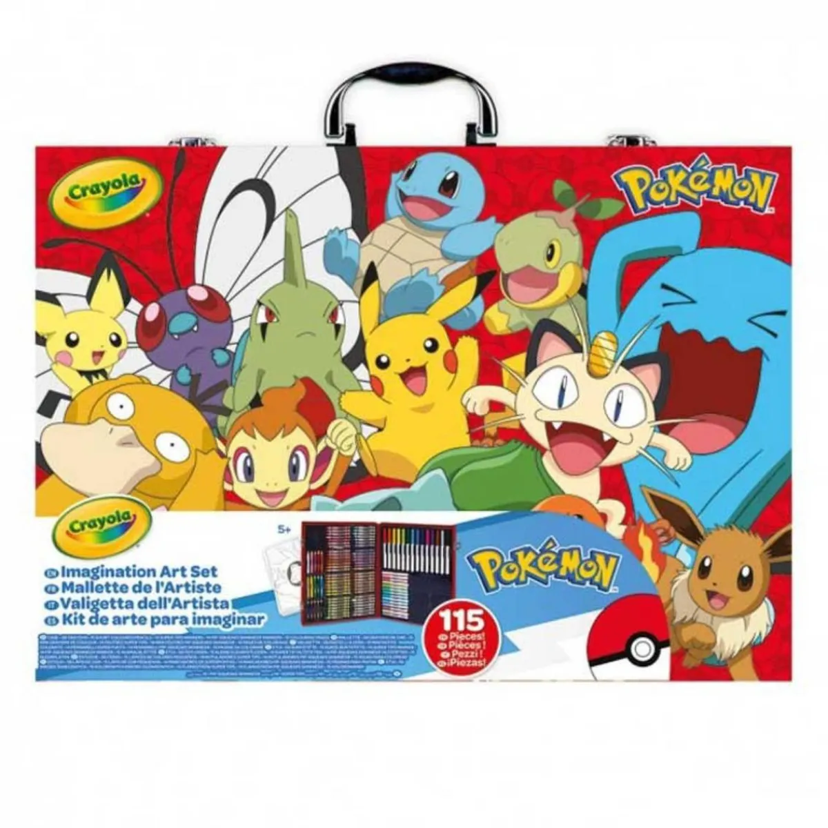 CRAYOLA Arte Y Manualidades*- Pokemon - Maletín de pintura