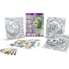 CRAYOLA Arte Y Manualidades*- Set de páginas para colorear y construir obras de arte tridimensionales, tema aventuras espaciales