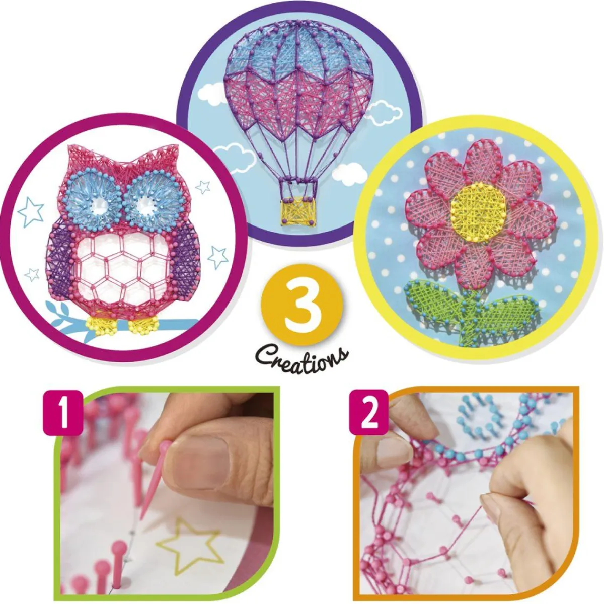 CREAMANIA Arte Y Manualidades*- Kit de String Art