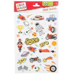 CREAMANIA UNISEX Arte Y Manualidades*Creamania - Set pegatinas en 3D (varios modelos)