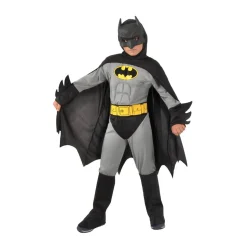 BATMAN Disfraces|Halloween*DC Cómics - Disfraz gris con músculos 5-7 años