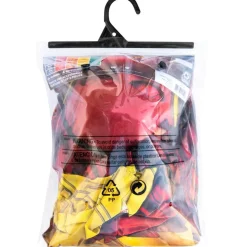 RUBIE'S Disfraces|Halloween*DC Cómics - Disfraz Flash clásico con pecho musculoso y máscara para Halloween y Carnaval ㅤ