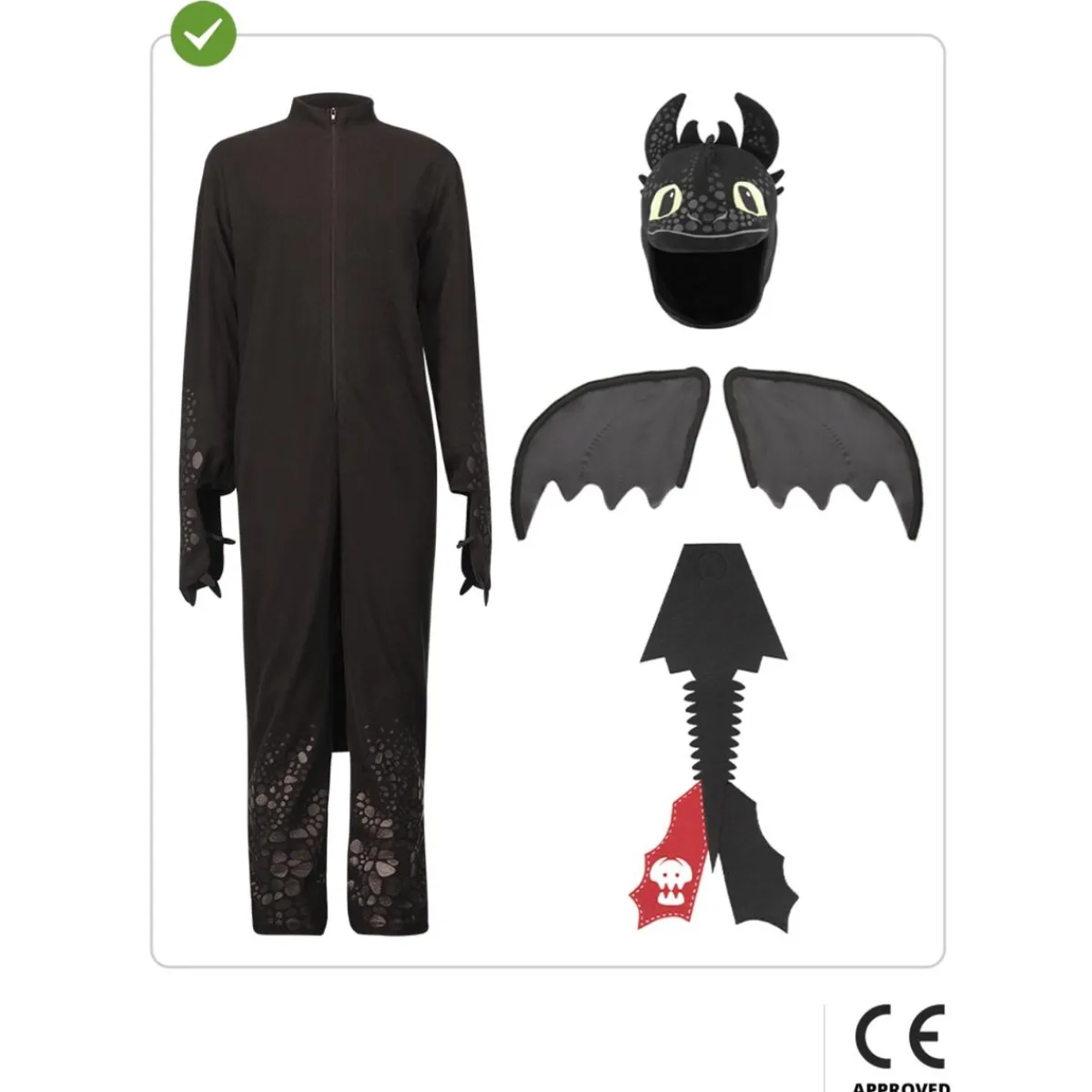 Funidelia Disfraces|Halloween*Desdentado niño 7-9 años