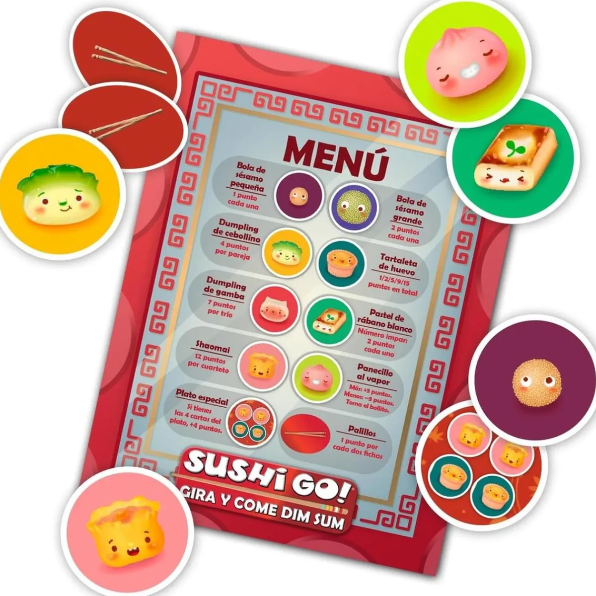 DEVIR Juegos Y Puzzles|Friki Zone*- Sushi Go - Gira y come Dim Sum