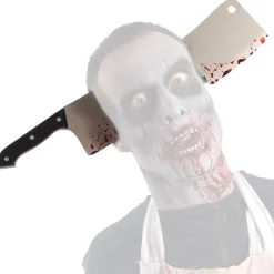 RUBIE'S Disfraces|Halloween*Diadema con Cuchillo Carnicero Zombie
