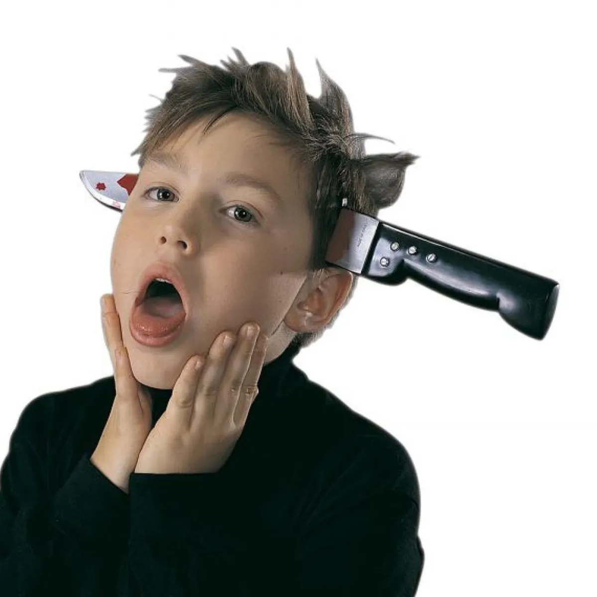 RUBIE'S Disfraces|Halloween*Diadema Cuchillo en la Cabeza