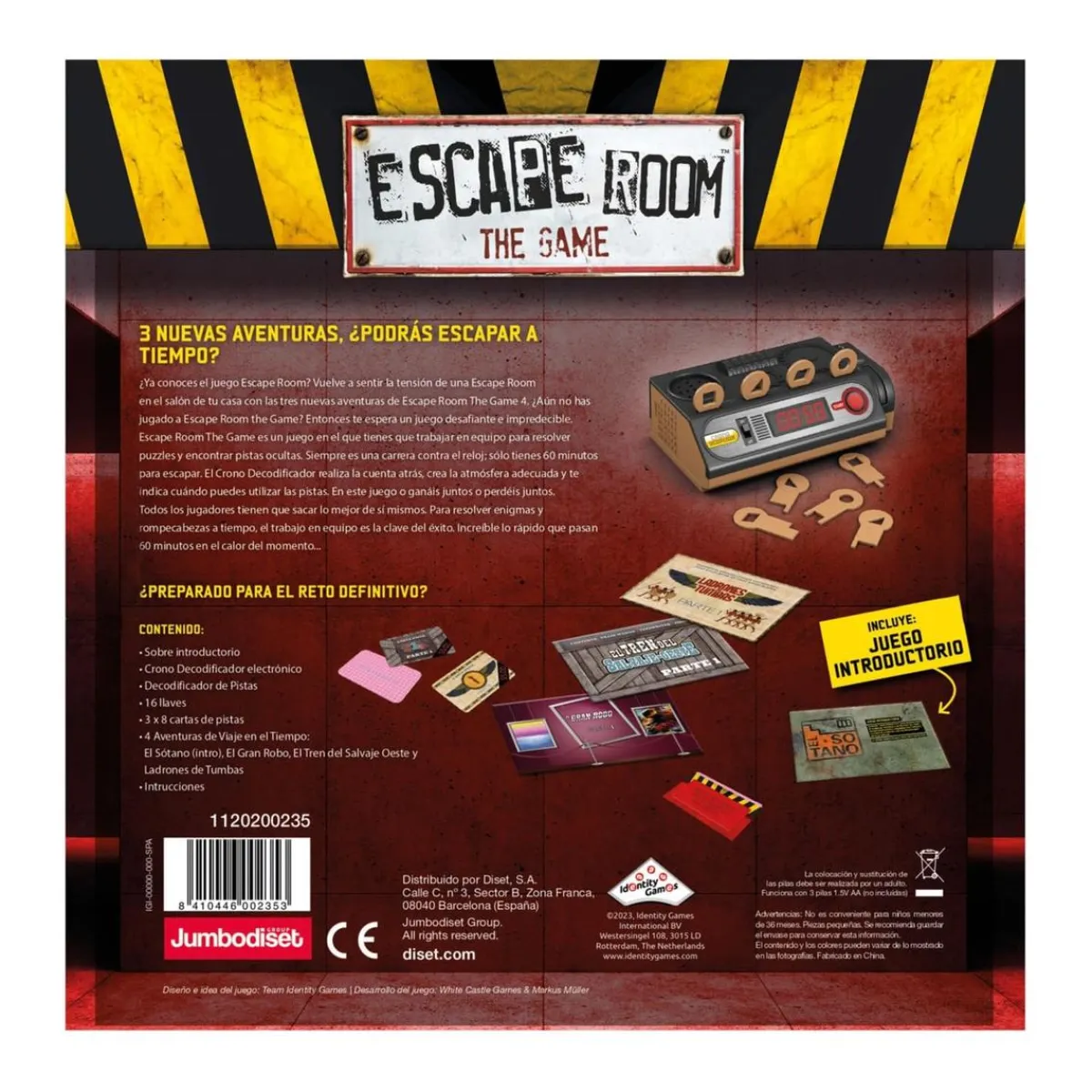 JUGATOYS Friki Zone|Juegos Y Puzzles*Diset - Escape Room - Juego de mesa