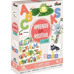 DISET Juguetes Educativos Y Libros|Juegos Y Puzzles*- Juego Educativo Aprendo En Positivo - Leer ㅤ