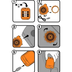 Funidelia Halloween|Disfraces*Disfraz a hombros de dinosaurio explorador hinchable para adulto Talla única