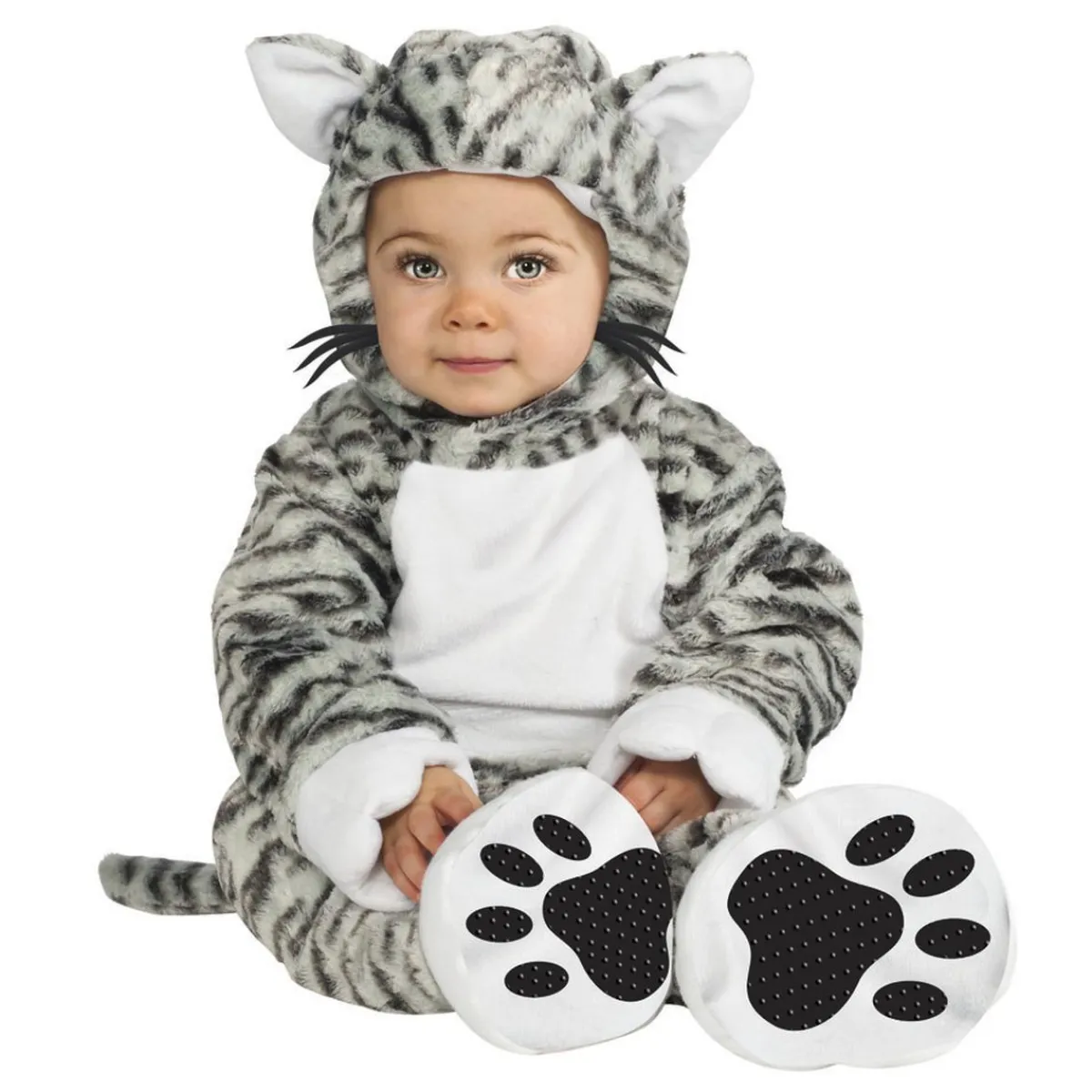 RUBIE'S Disfraces|Halloween*Disfraz Bebé - Kit-Cat 12-24 meses