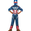 RUBIE'S Disfraces|Halloween*Disfraz Capitán América Talla XL (11-13 años / 142-154cm)