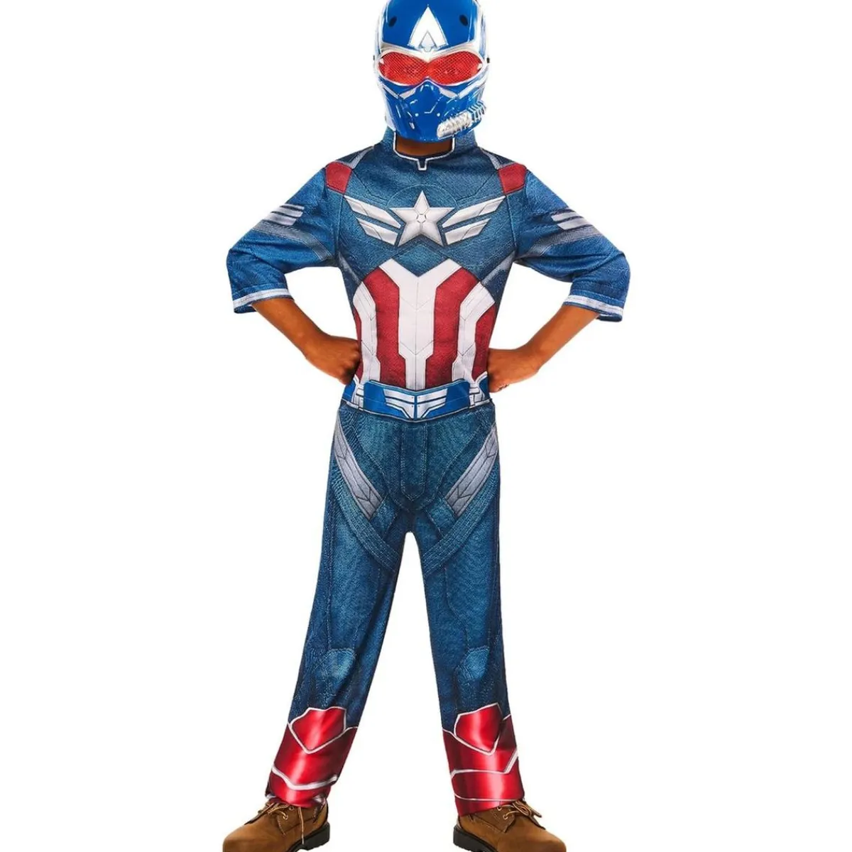 RUBIE'S Disfraces|Halloween*Disfraz Capitán América Talla XL (11-13 años / 142-154cm)