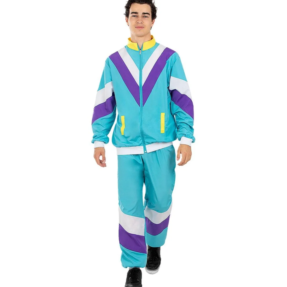 Funidelia Disfraces|Halloween*Disfraz chándal de los Años 80 para adulto XXL