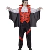 CLEMENTONI Disfraces|Halloween*Disfraz color rojo, negro, blanco ㅤ