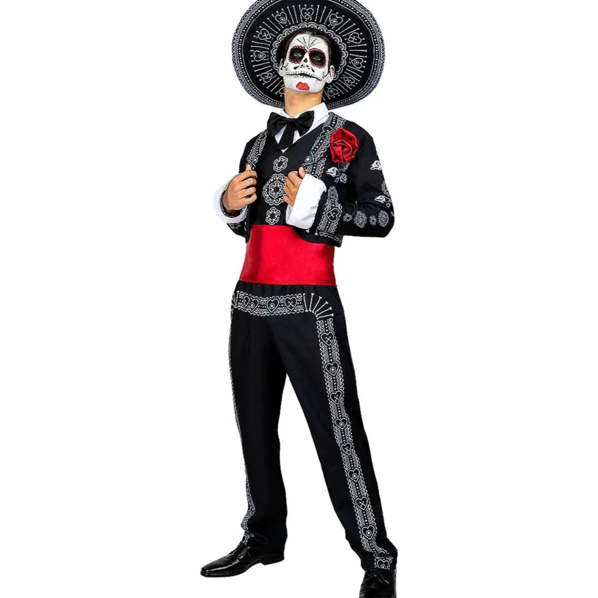 Funidelia Disfraces|Halloween*Disfraz Día de los Muertos hombre XXL