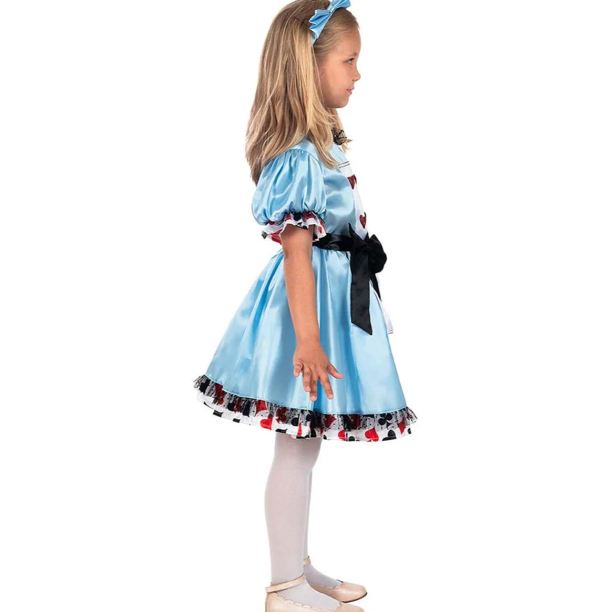 Funidelia Disfraces|Halloween*Disfraz de Alicia Deluxe para niña 5-6 años